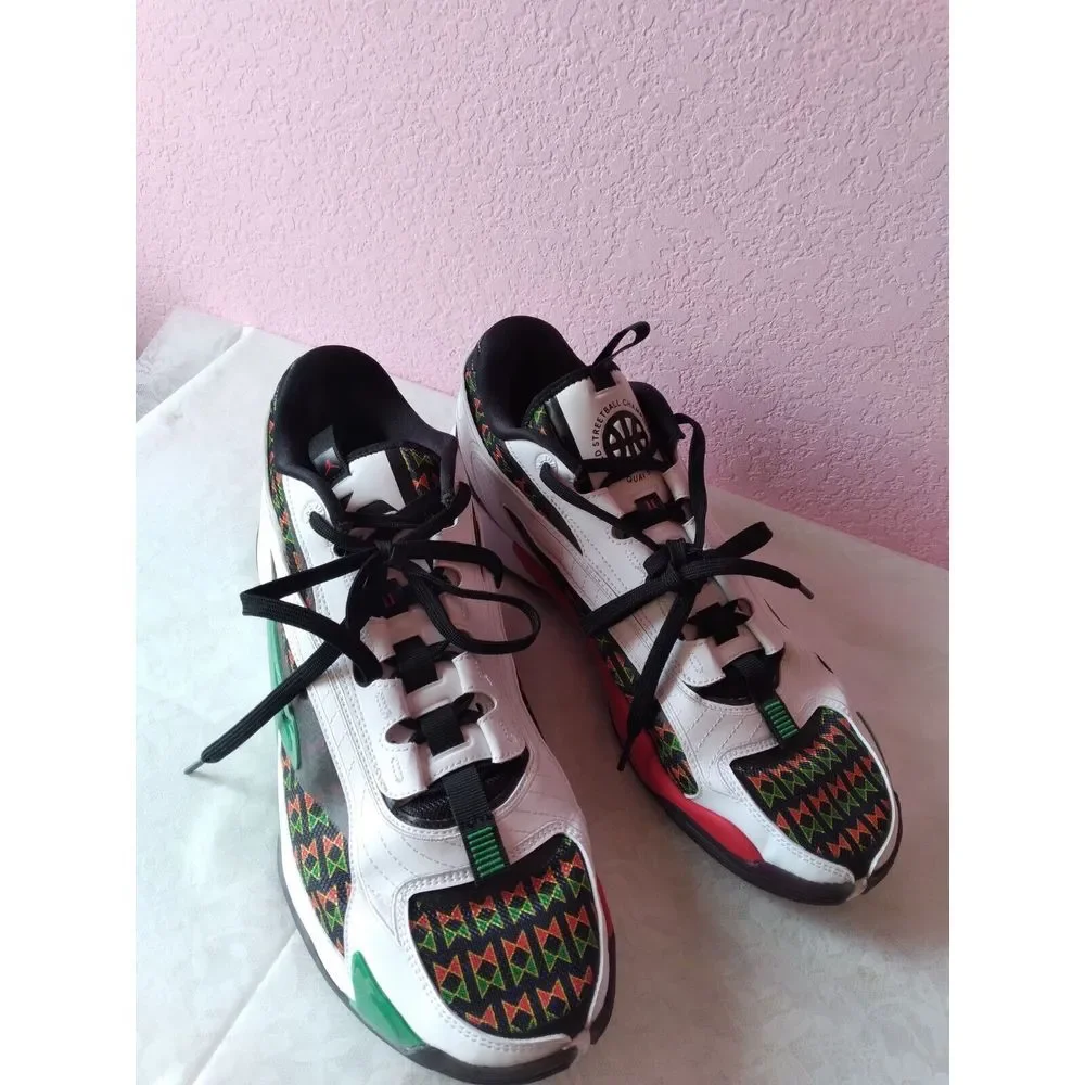 Jordan Point Lane Quai 54 White‎ Black University Red Green DJ4892-100 Mens